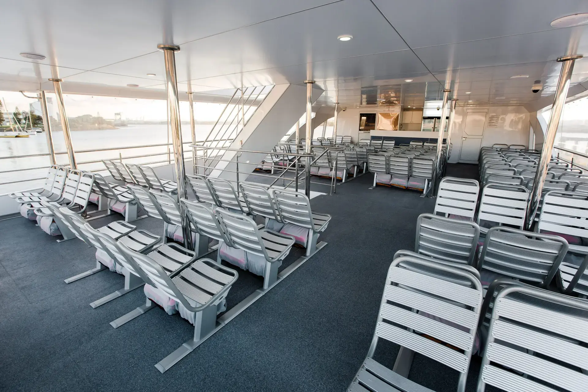 Upper deck seating